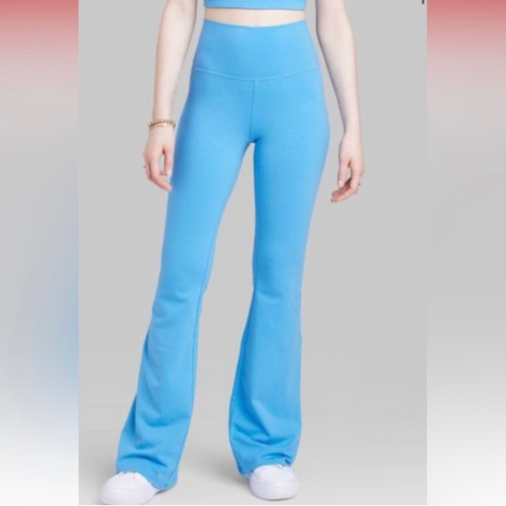 Wild Fable Blue Flare Yoga Pants